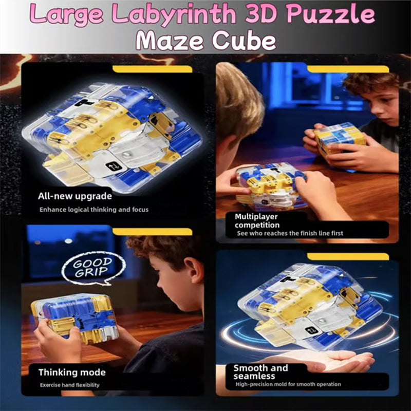 🎁Fun 3D Maze Rolling Cube Puzzle