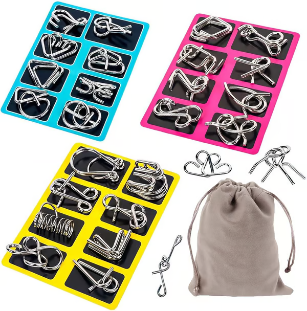 Metal Montessori Puzzle Solving