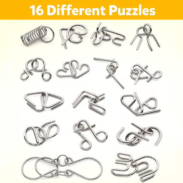 Metal Montessori Puzzle Solving