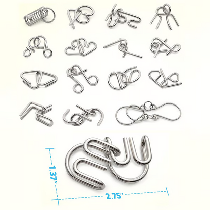 Metal Montessori Puzzle Solving