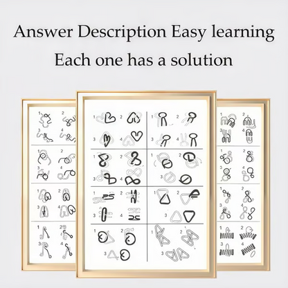 Metal Montessori Puzzle Solving