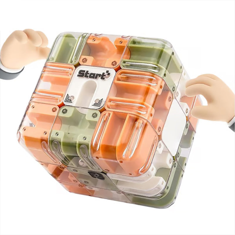🎁Fun 3D Maze Rolling Cube Puzzle