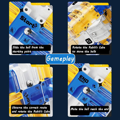 🎁Fun 3D Maze Rolling Cube Puzzle