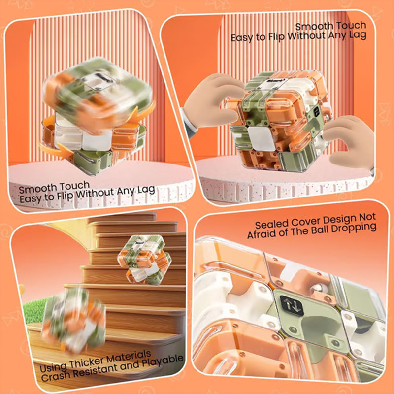 🎁Fun 3D Maze Rolling Cube Puzzle