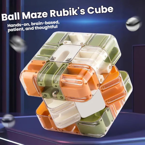 🎁Fun 3D Maze Rolling Cube Puzzle