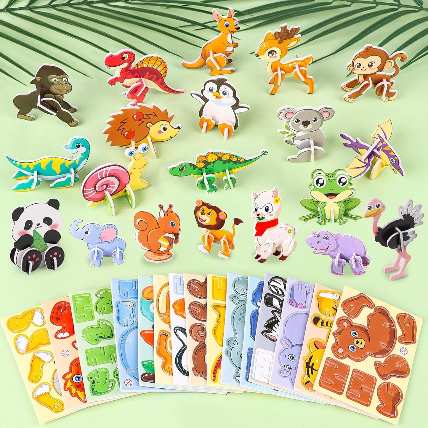 3D Cartoon Jigsaw Set for Kids!