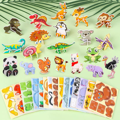 3D Cartoon Jigsaw Set for Kids!