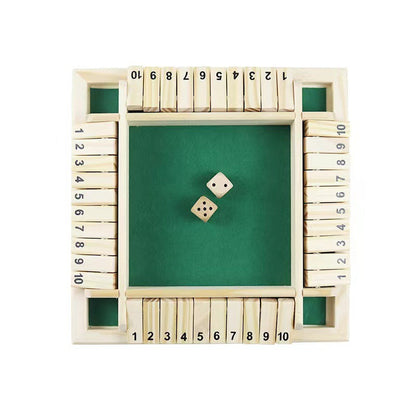 FUNNY FAMILY GAMES-Shut The Box Board Game🎲