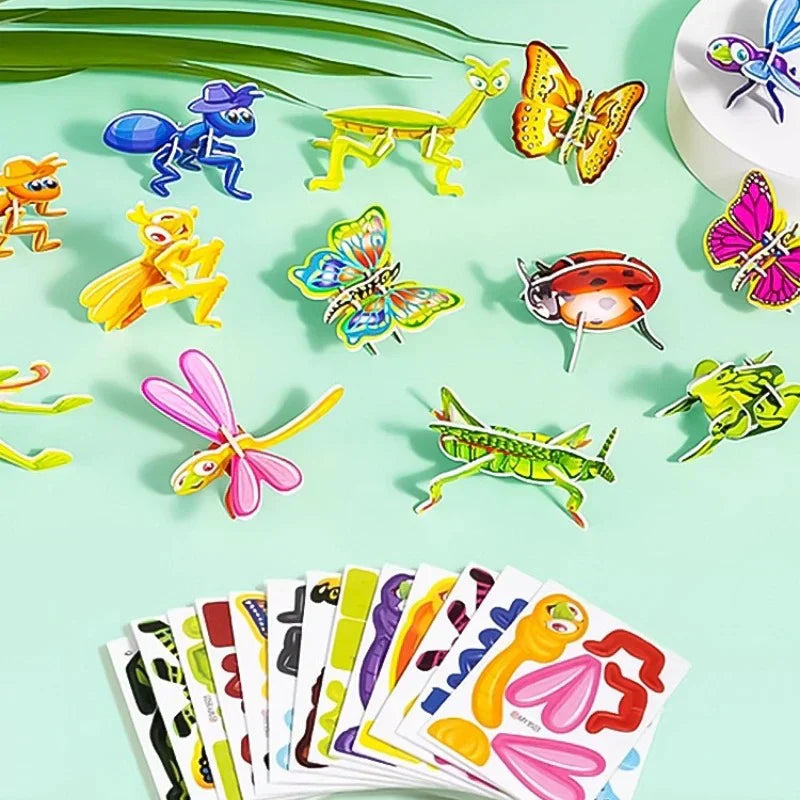 3D Cartoon Jigsaw Set for Kids!