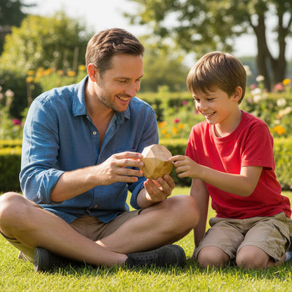 Stimulates Spatial Intelligence, Natural Wood Design, Educational Family Game 🧩🤲