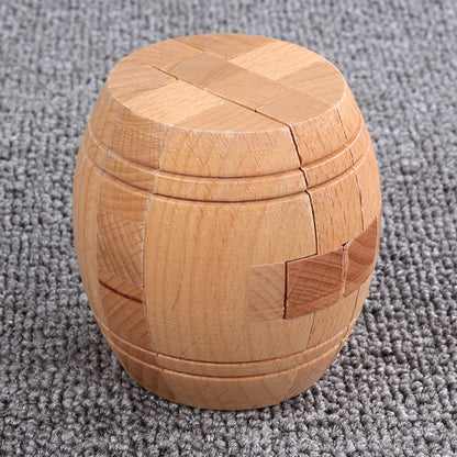 Stimulates Spatial Intelligence, Natural Wood Design, Educational Family Game 🧩🤲