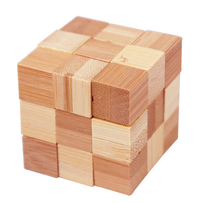 Stimulates Spatial Intelligence, Natural Wood Design, Educational Family Game 🧩🤲
