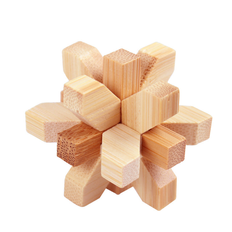 Stimulates Spatial Intelligence, Natural Wood Design, Educational Family Game 🧩🤲