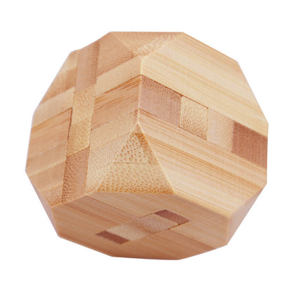 Stimulates Spatial Intelligence, Natural Wood Design, Educational Family Game 🧩🤲