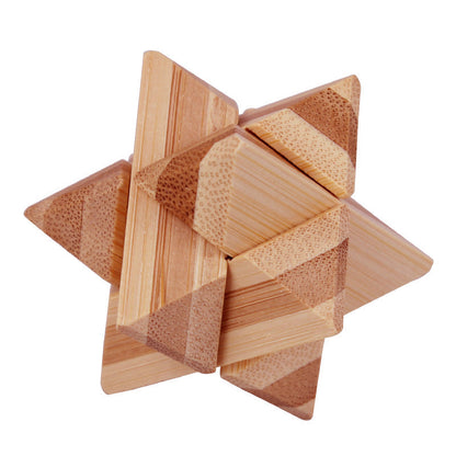 Stimulates Spatial Intelligence, Natural Wood Design, Educational Family Game 🧩🤲